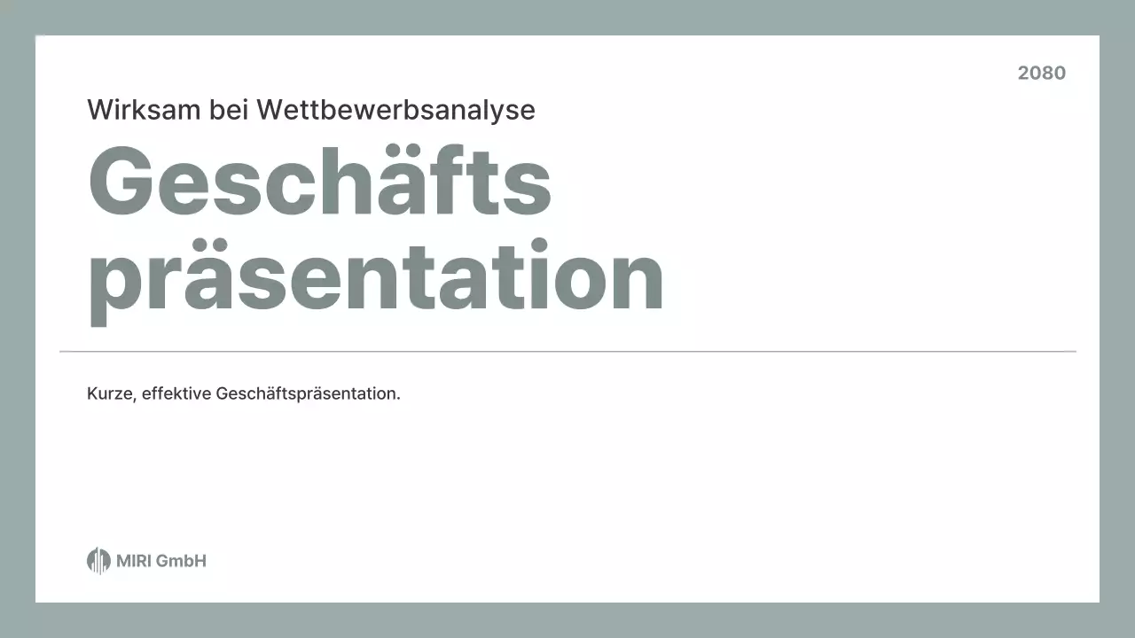 Geschäftsbericht von Gray Clean