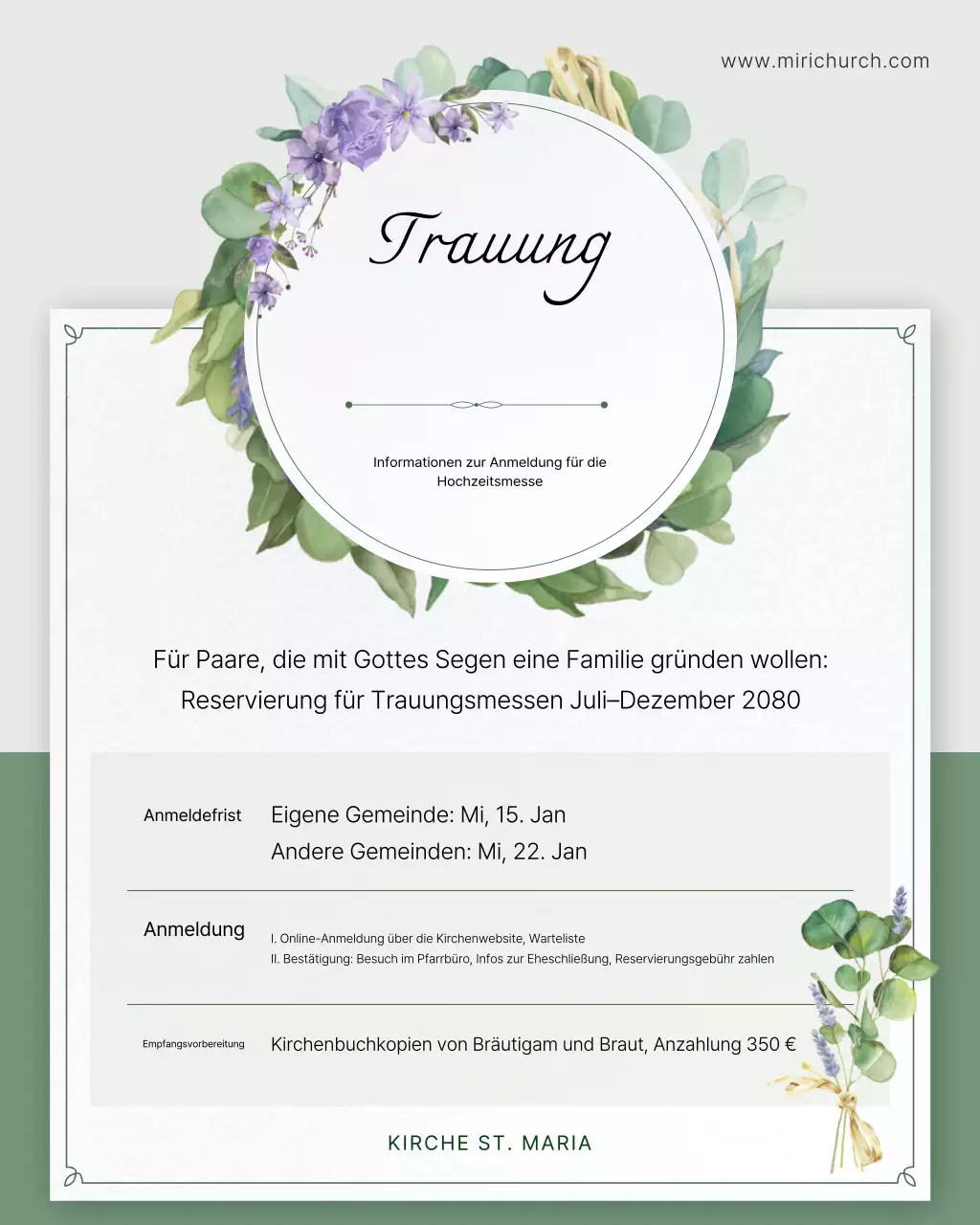 Leitfaden für die Anmietung und Bewerbung von eleganten Hochzeitslocations in Mint