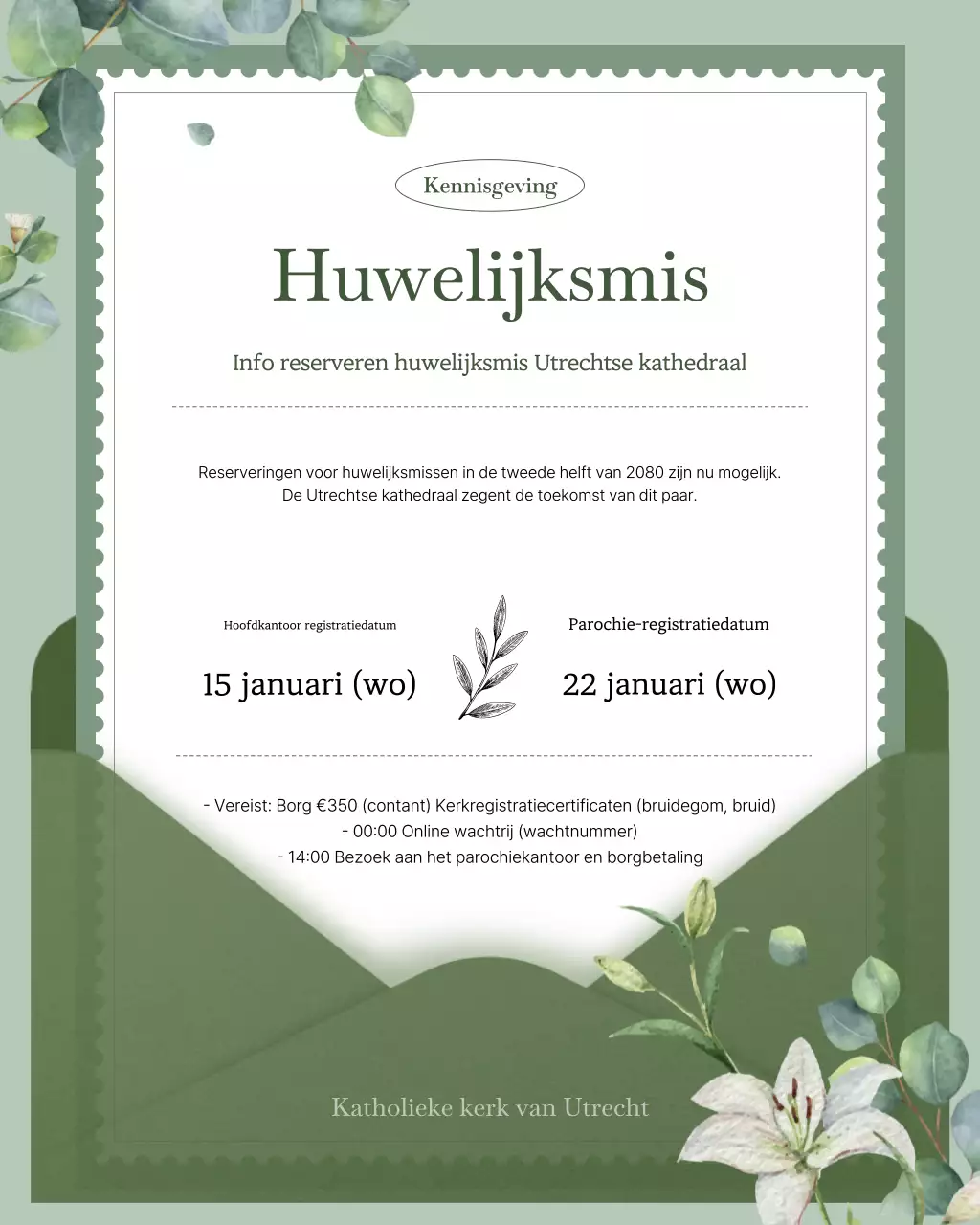 Gids voor het huren en aanvragen van een groene en elegante trouwlocatie