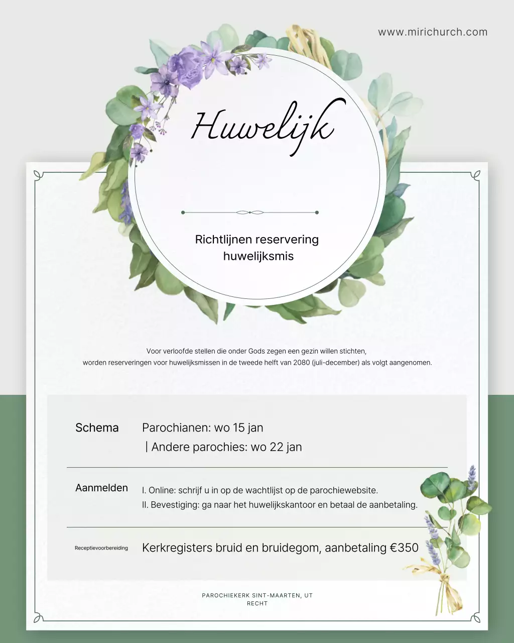 Gids voor het huren en aanvragen van een elegante trouwlocatie bij Mint