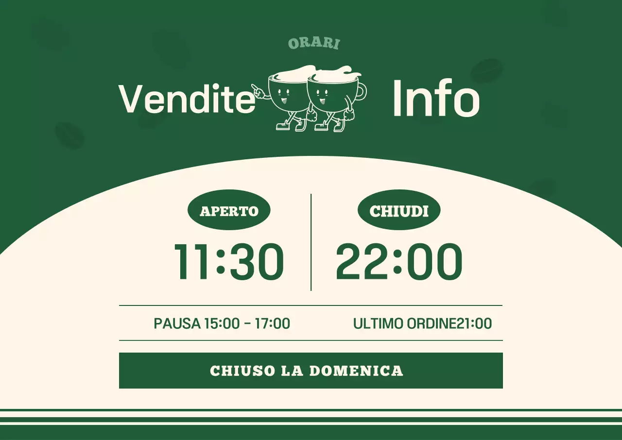 Guida al grazioso bar verde