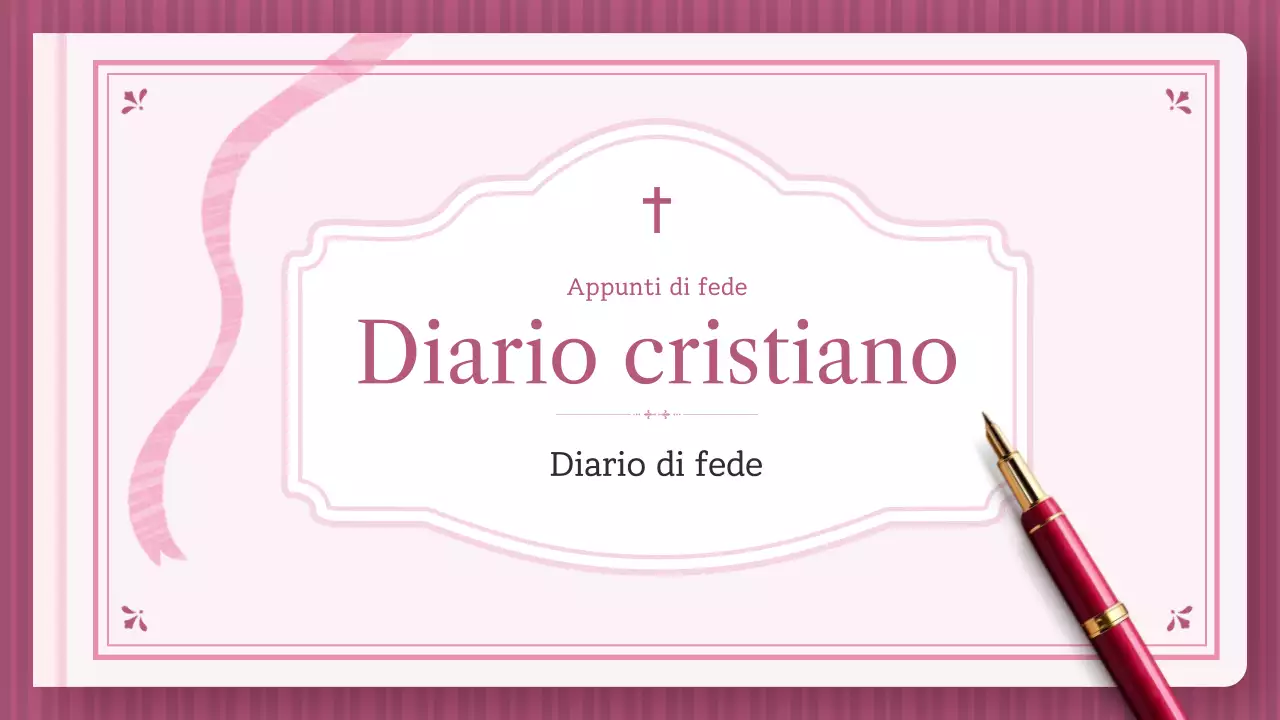 Diario rosa Simple Faith