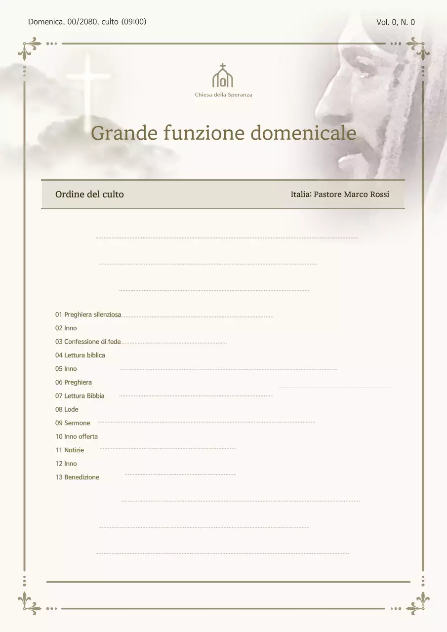 Guida al culto tradizionale beige