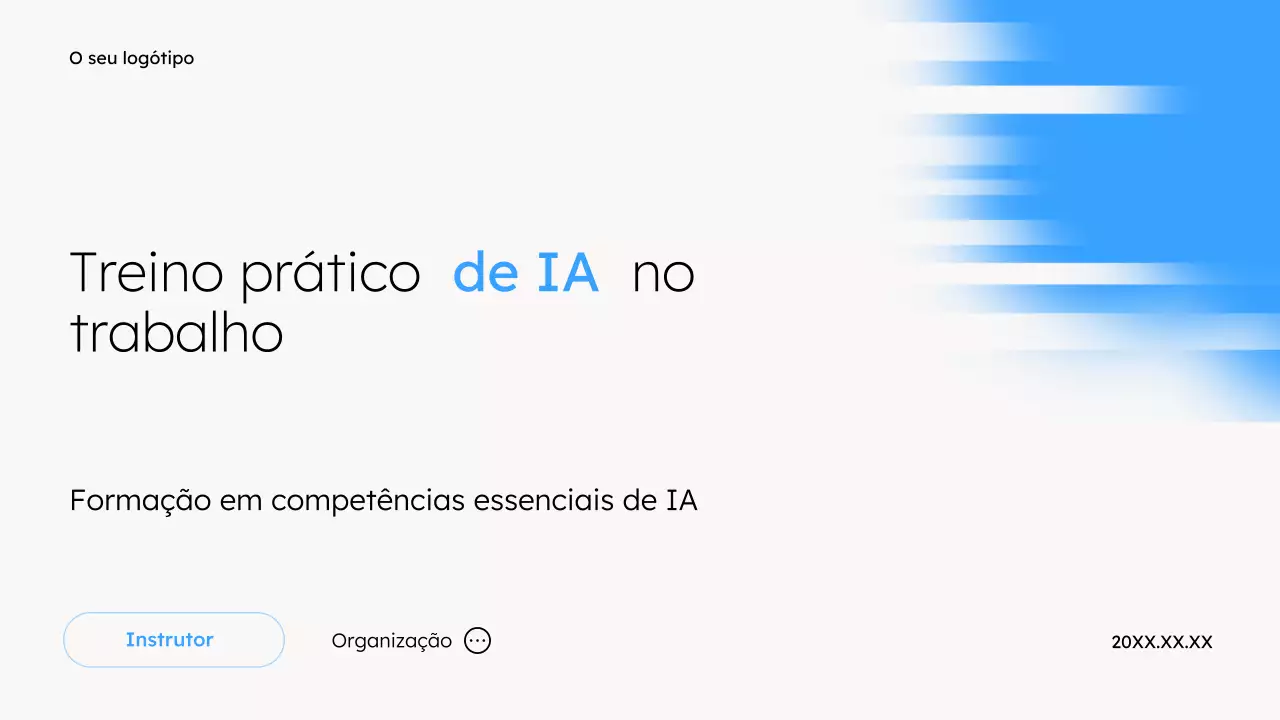 Apresentação do Curso de IA Moderna Azul