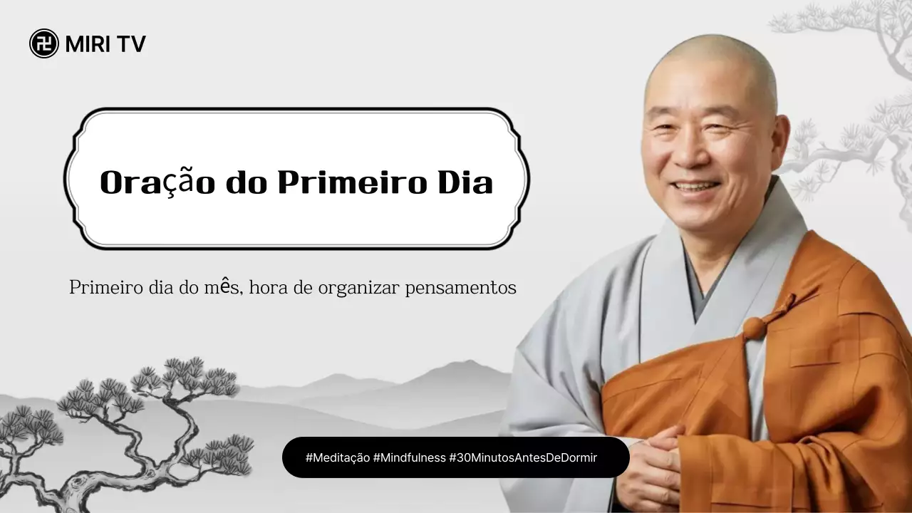Guia de Meditação Tradicional em Preto e Branco