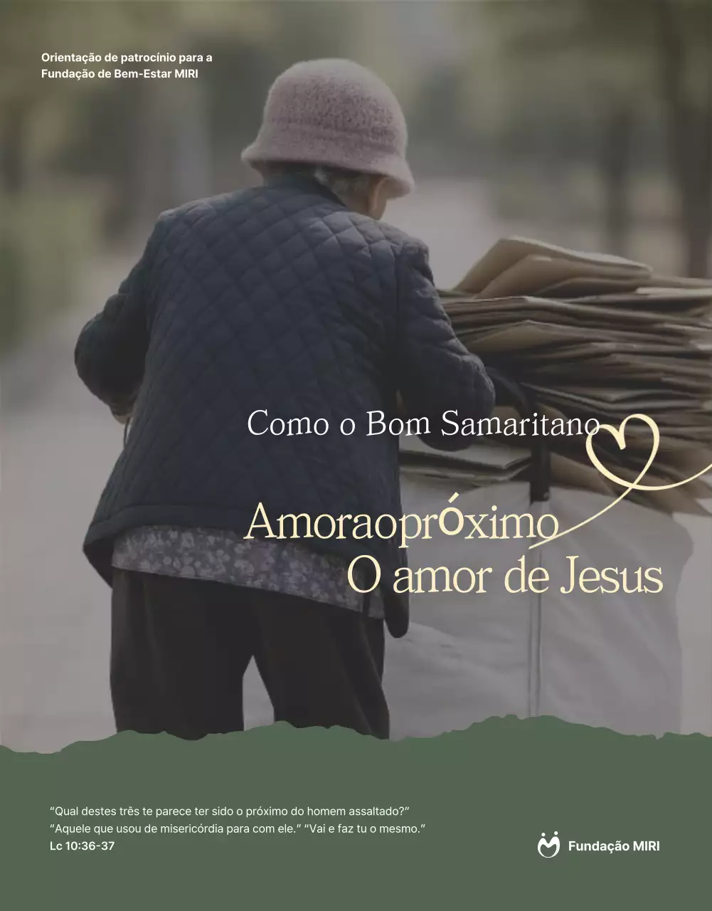Guia de Patrocínio Cristão Simples da Khaki
