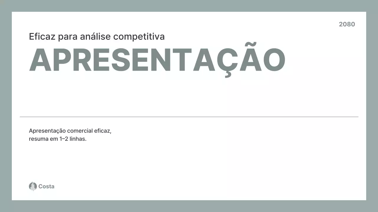 Relatório Comercial Gray Clean