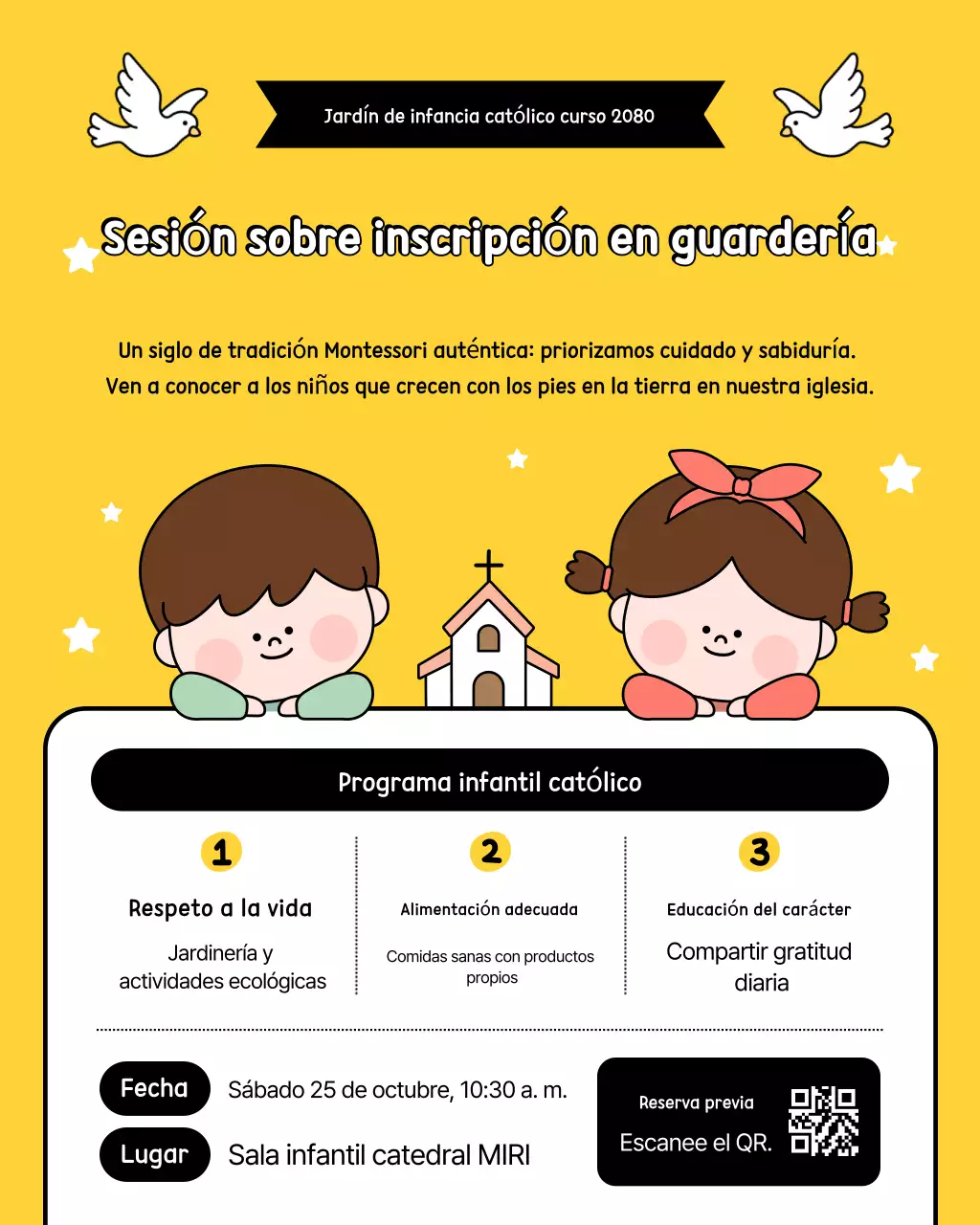 Guía de reclutamiento para el jardín de infancia Yellow Baby