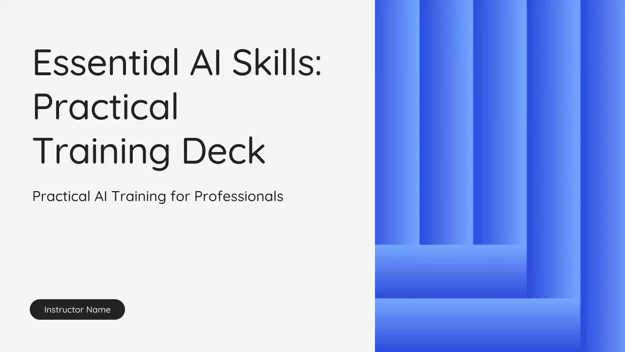 Materi Kursus AI Geometris Biru