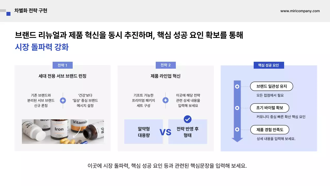 파랑 모던 비즈니스 기획서