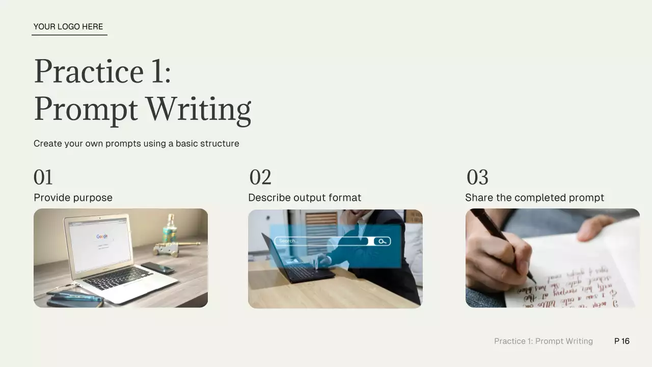 회색 현대 AI 강좌 광고