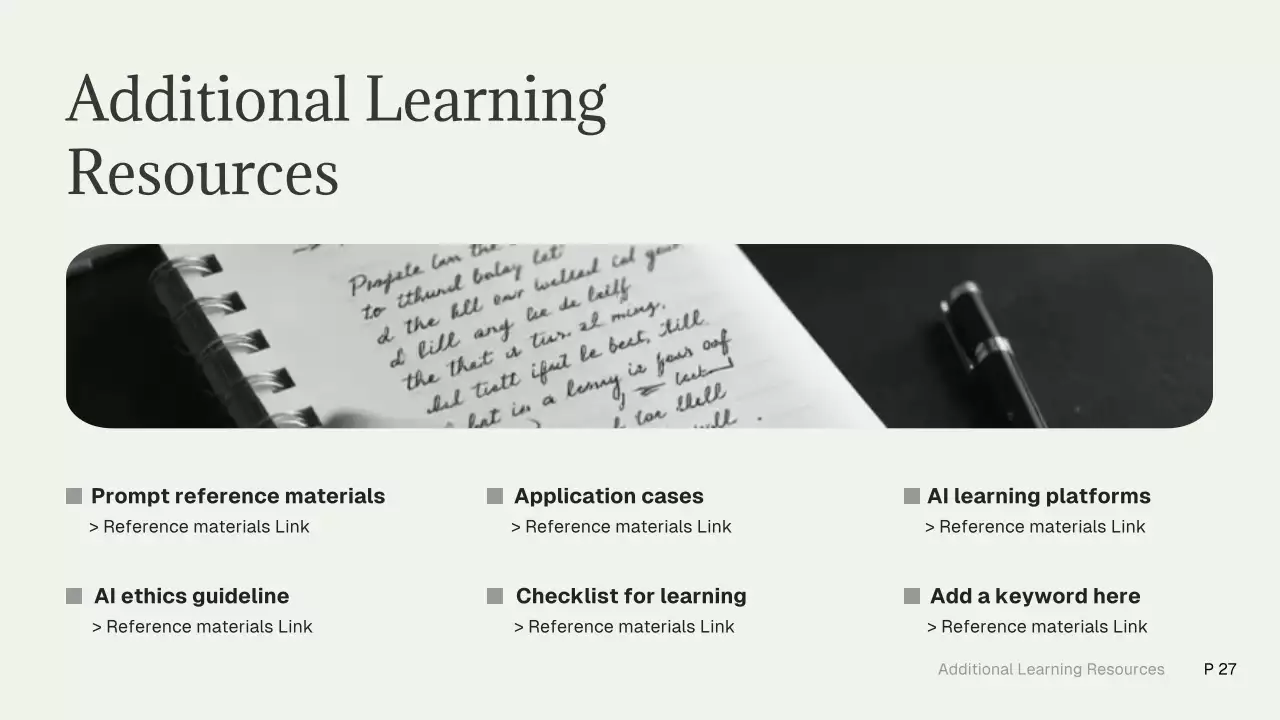 회색 현대 AI 강좌 광고