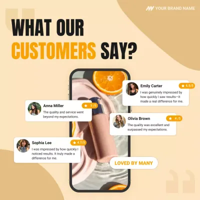 Beige Modern Skincare Advertisement Instagram Post