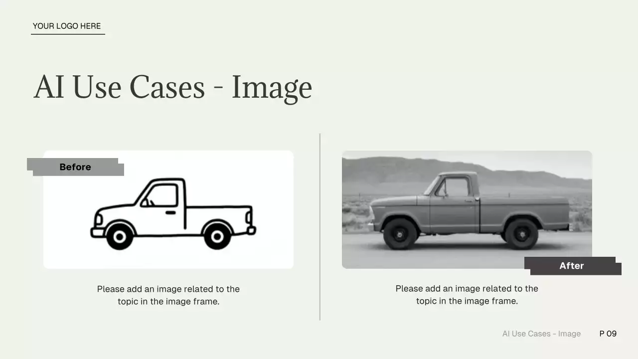 회색 현대 AI 강좌 광고