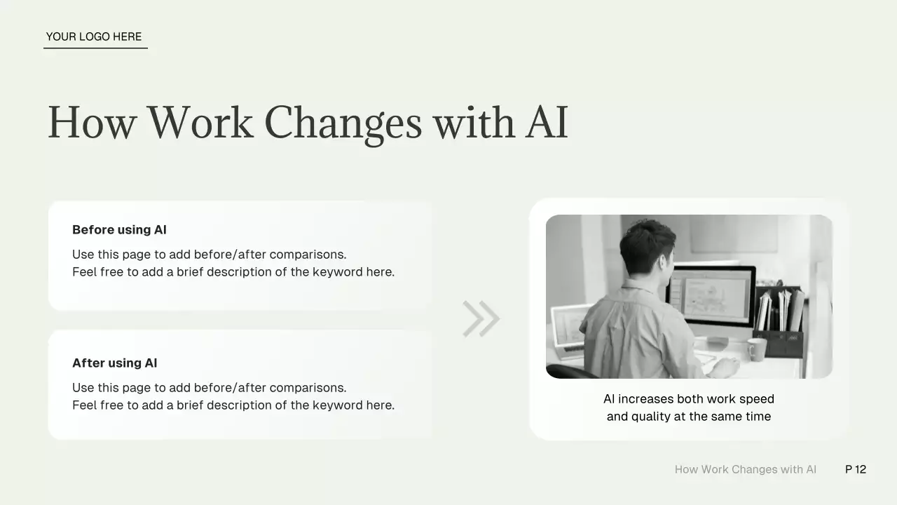 회색 현대 AI 강좌 광고