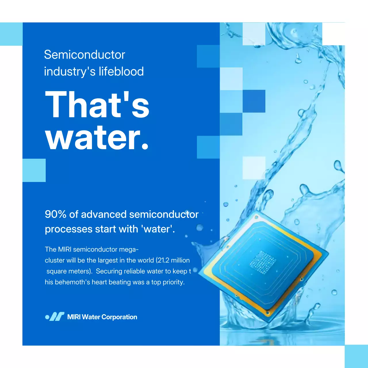 khuyến mãi bán dẫn hiện đại màu xanh lam