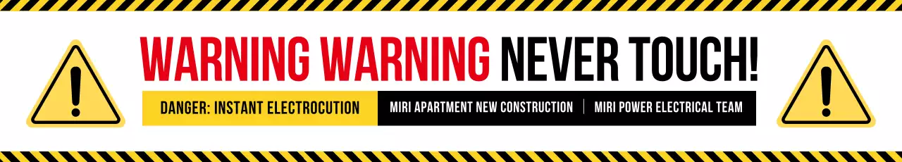 red bold safety notice