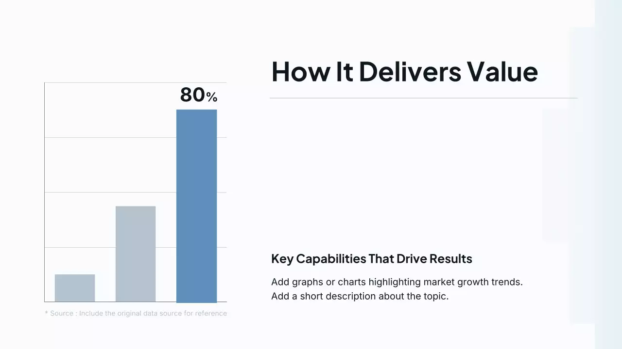블루 모던 헬스 테크 프레젠테이션
