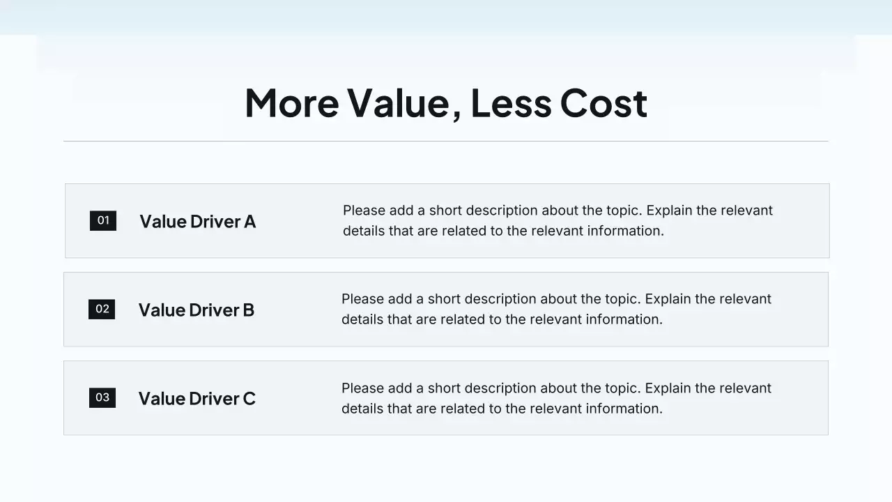 블루 모던 헬스 테크 프레젠테이션