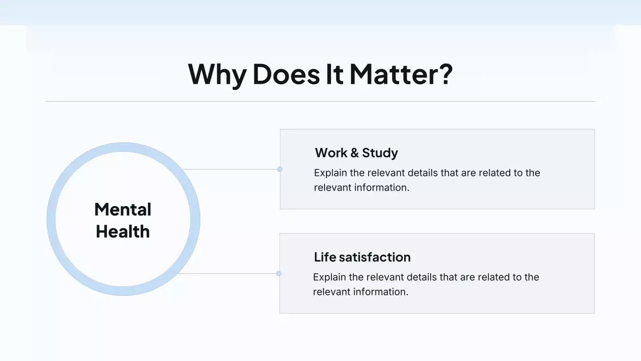 블루 모던 헬스 테크 프레젠테이션