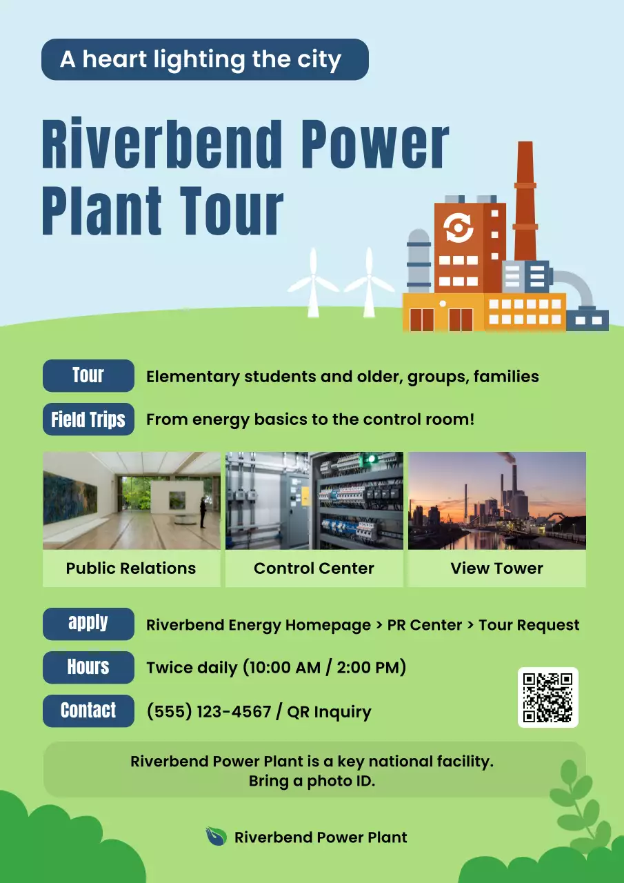 quảng cáo tour du lịch năng lượng xanh hiện đại