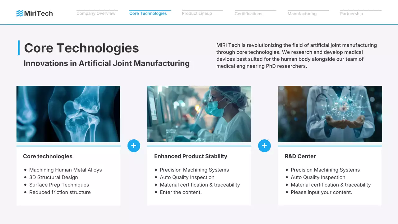블루 모던 메디컬 프로모션