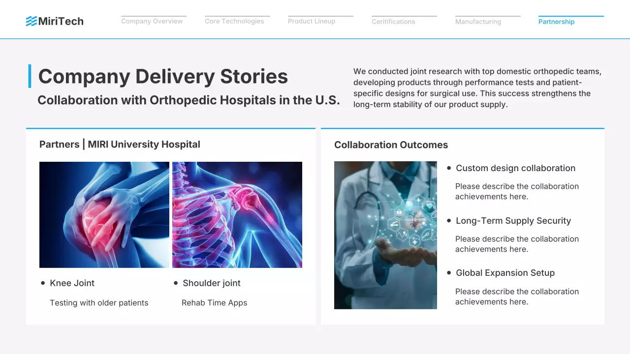 블루 모던 메디컬 프로모션