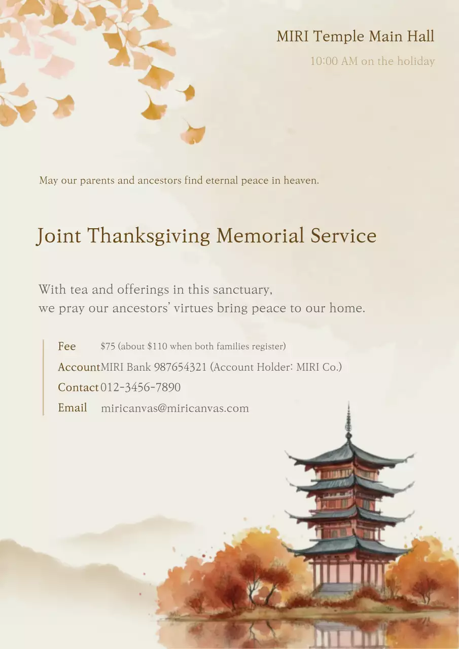 Hướng dẫn truyền thống Chuseok màu be