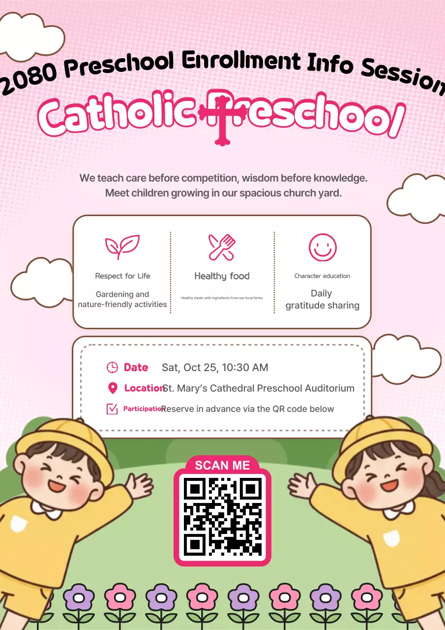 Perekrutan Taman Kanak-Kanak Pink Baby