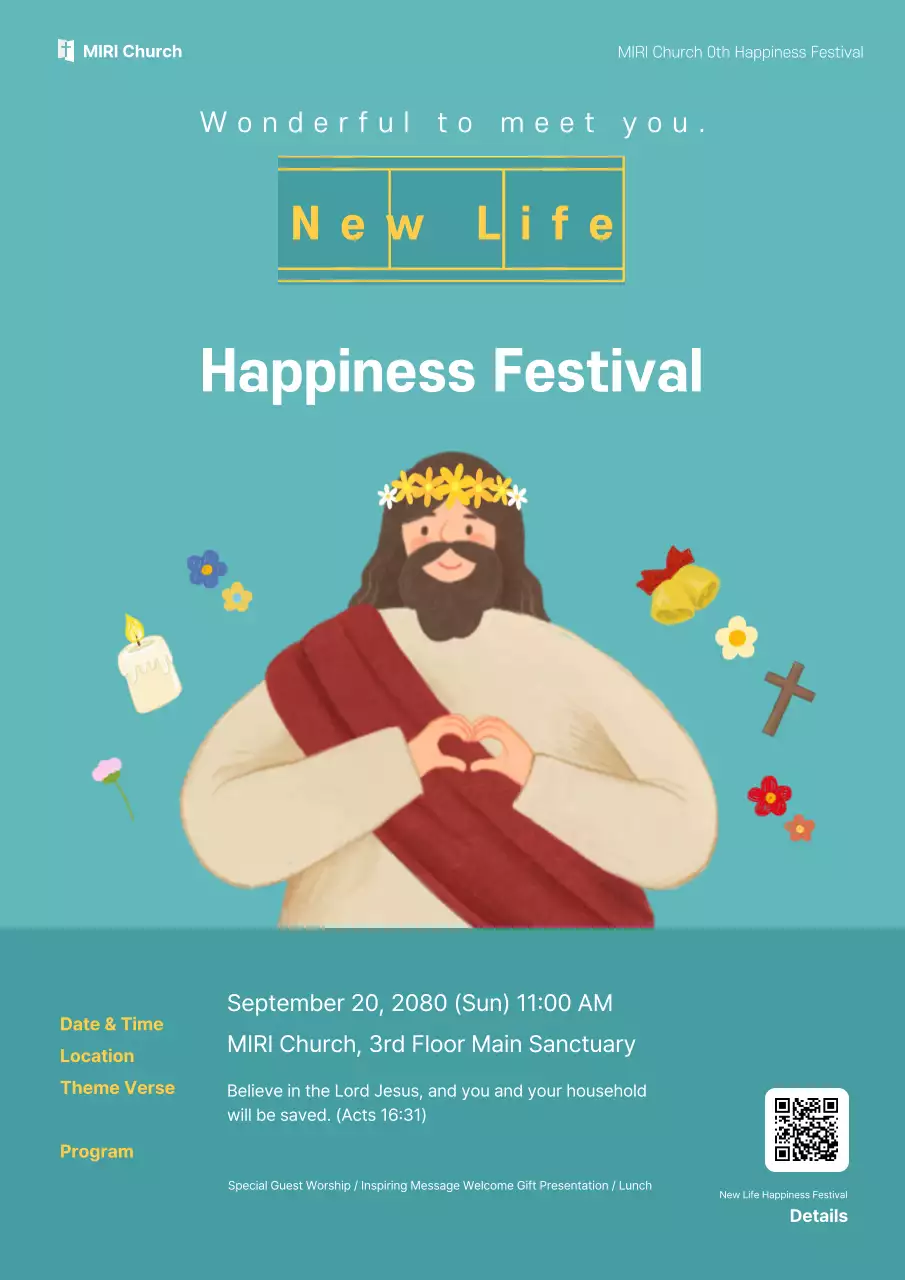 Hướng dẫn tham quan Lễ hội Sky Blue Baby Church