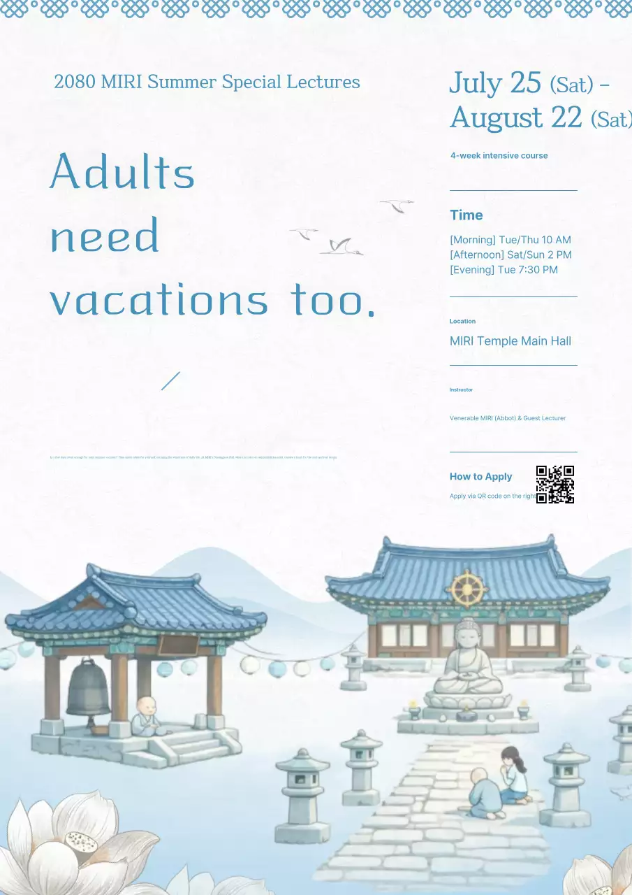 Bài giảng thiền định phương Đông màu xanh da trời