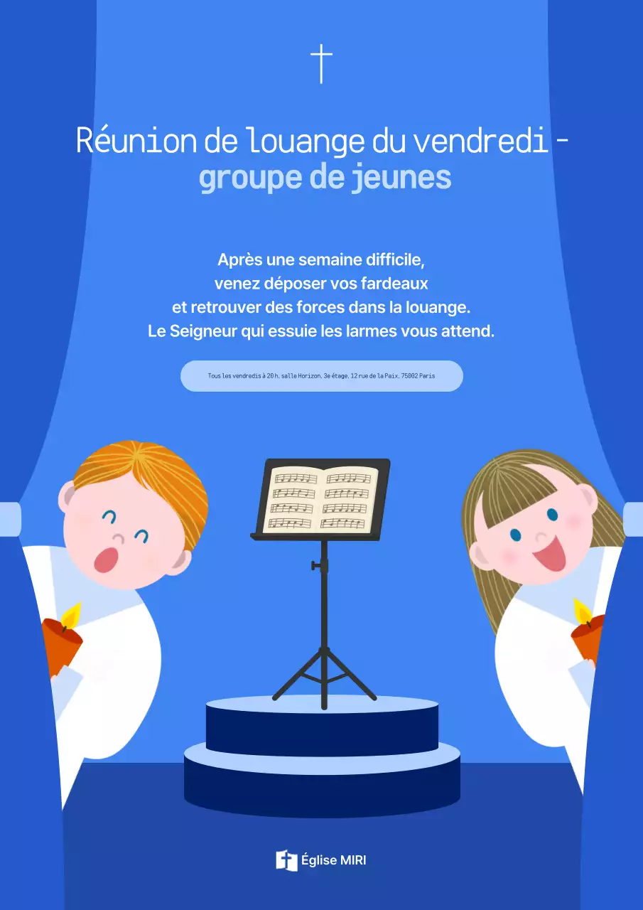 Guide du service religieux Blue Baby