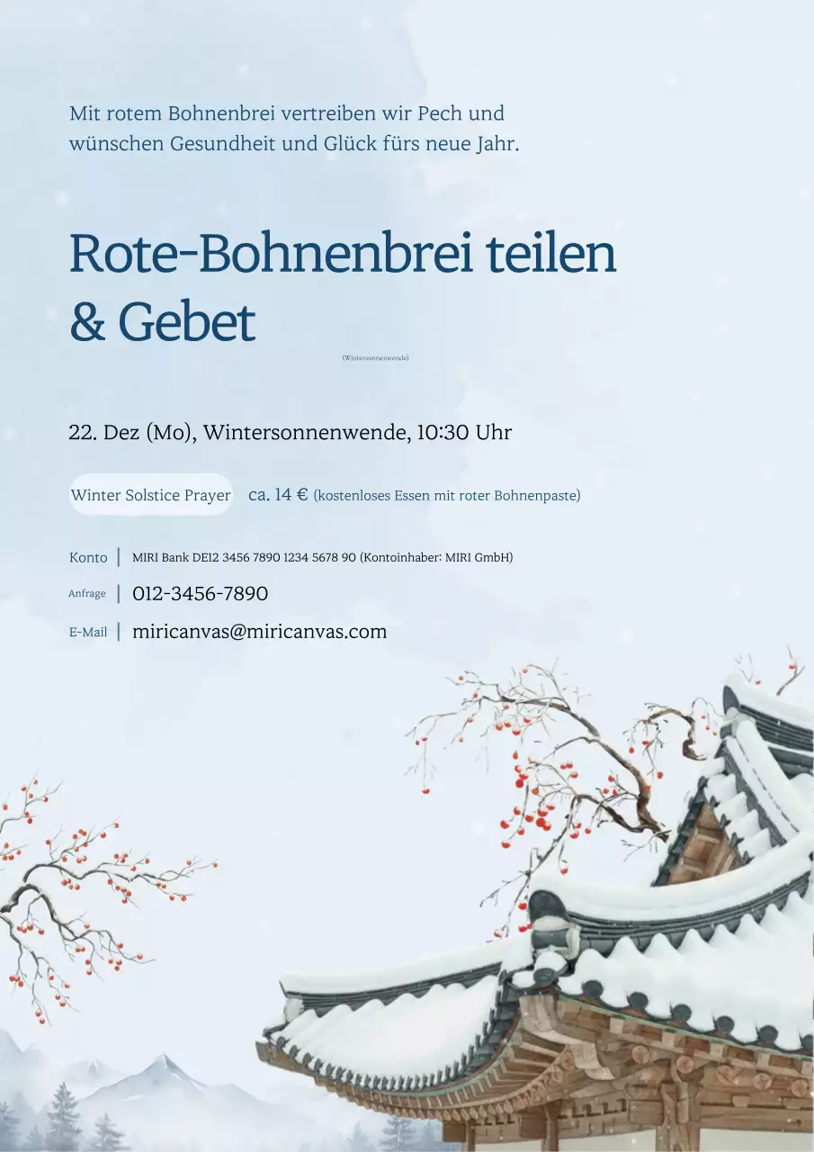 Sky Blue Leitfaden zur traditionellen Wintersonnenwende-Veranstaltung