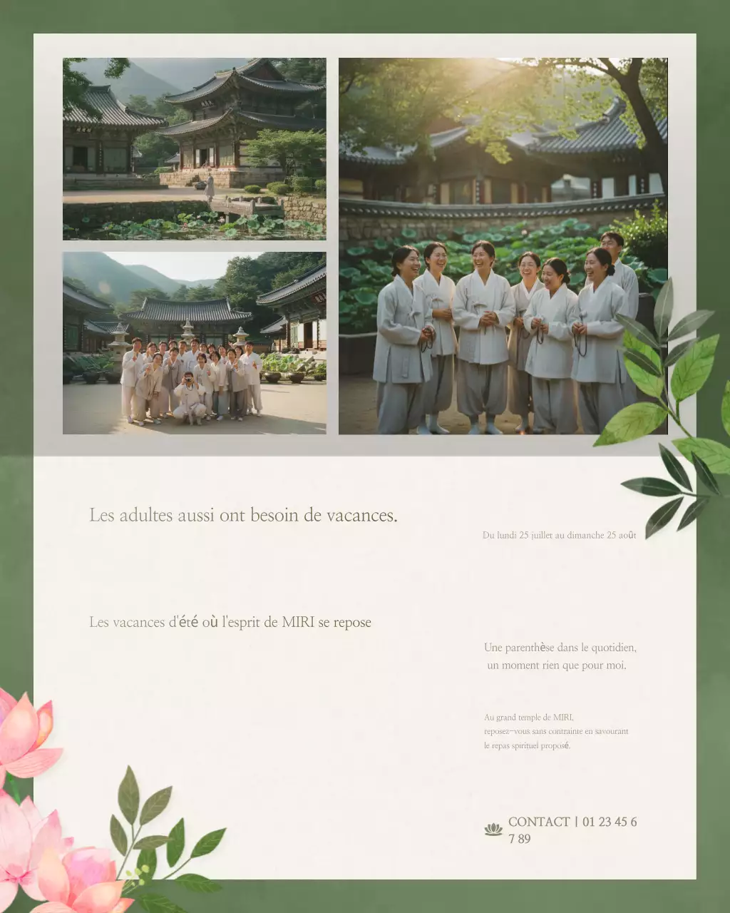 Guide du programme de méditation traditionnelle Kaki