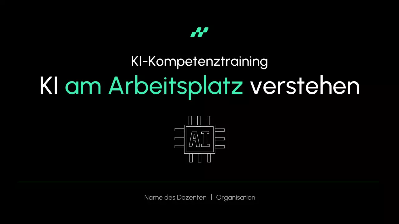 Präsentation des Black Modern AI-Kurses