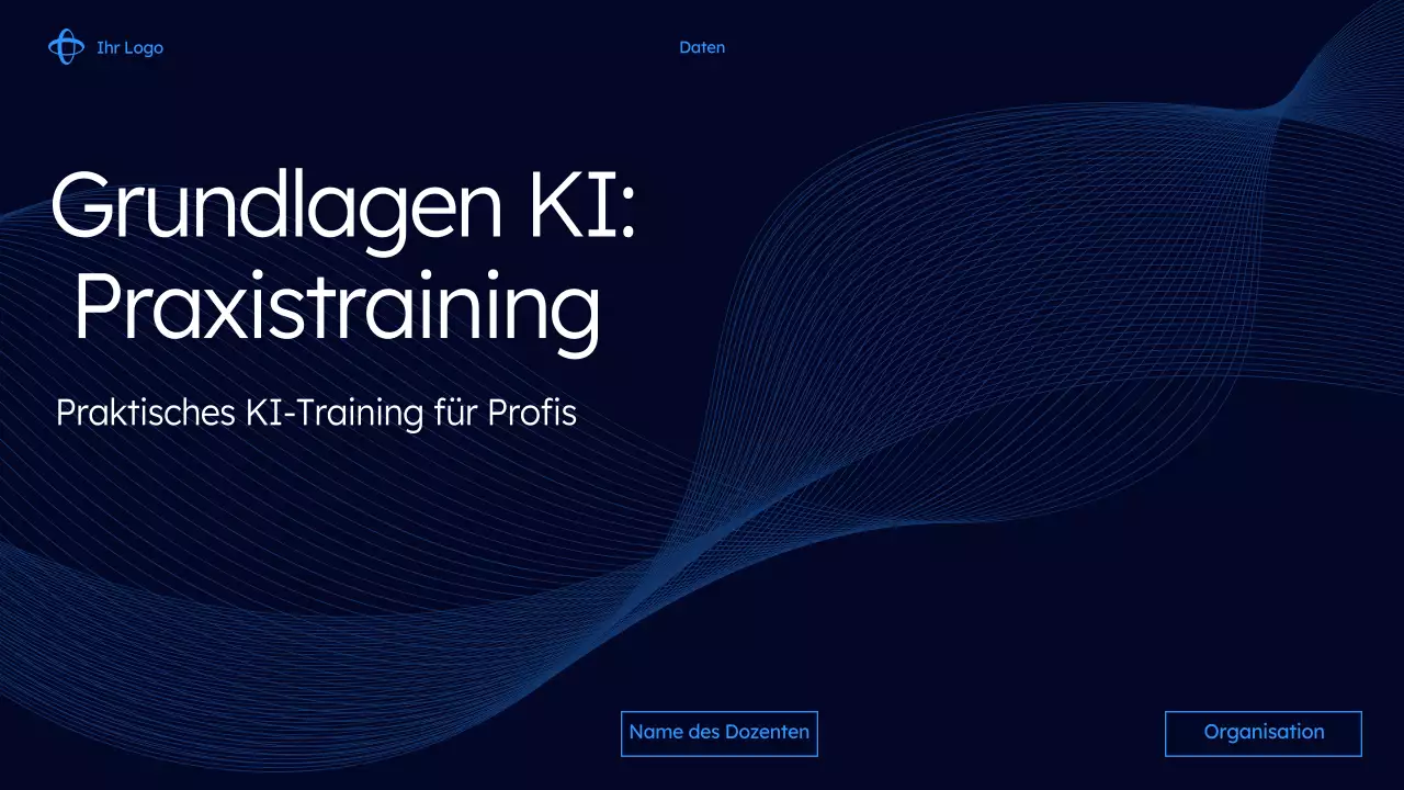 Präsentation des modernen KI-Kurses der Marine