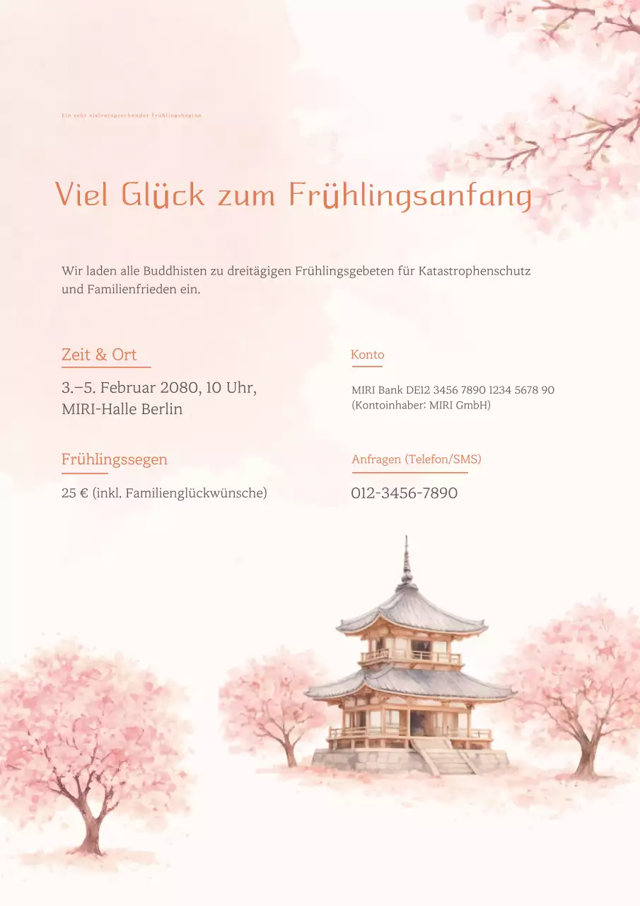 Leitfaden zu traditionellen rosafarbenen Veranstaltungen