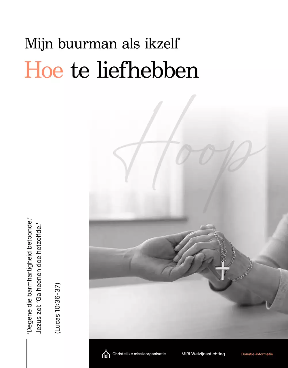 Eenvoudige christelijke gids in zwart-wit