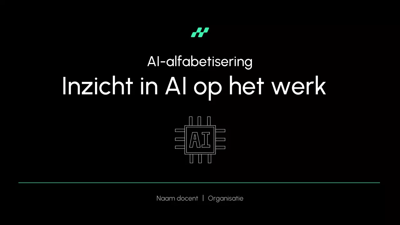 Presentatie van de cursus Black Modern AI