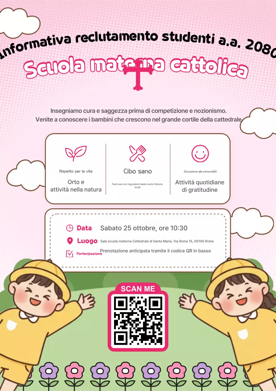 Reclutamento per l'asilo nido Pink Baby