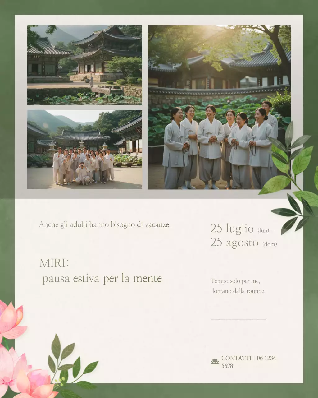 Guida al programma di meditazione tradizionale Kaki