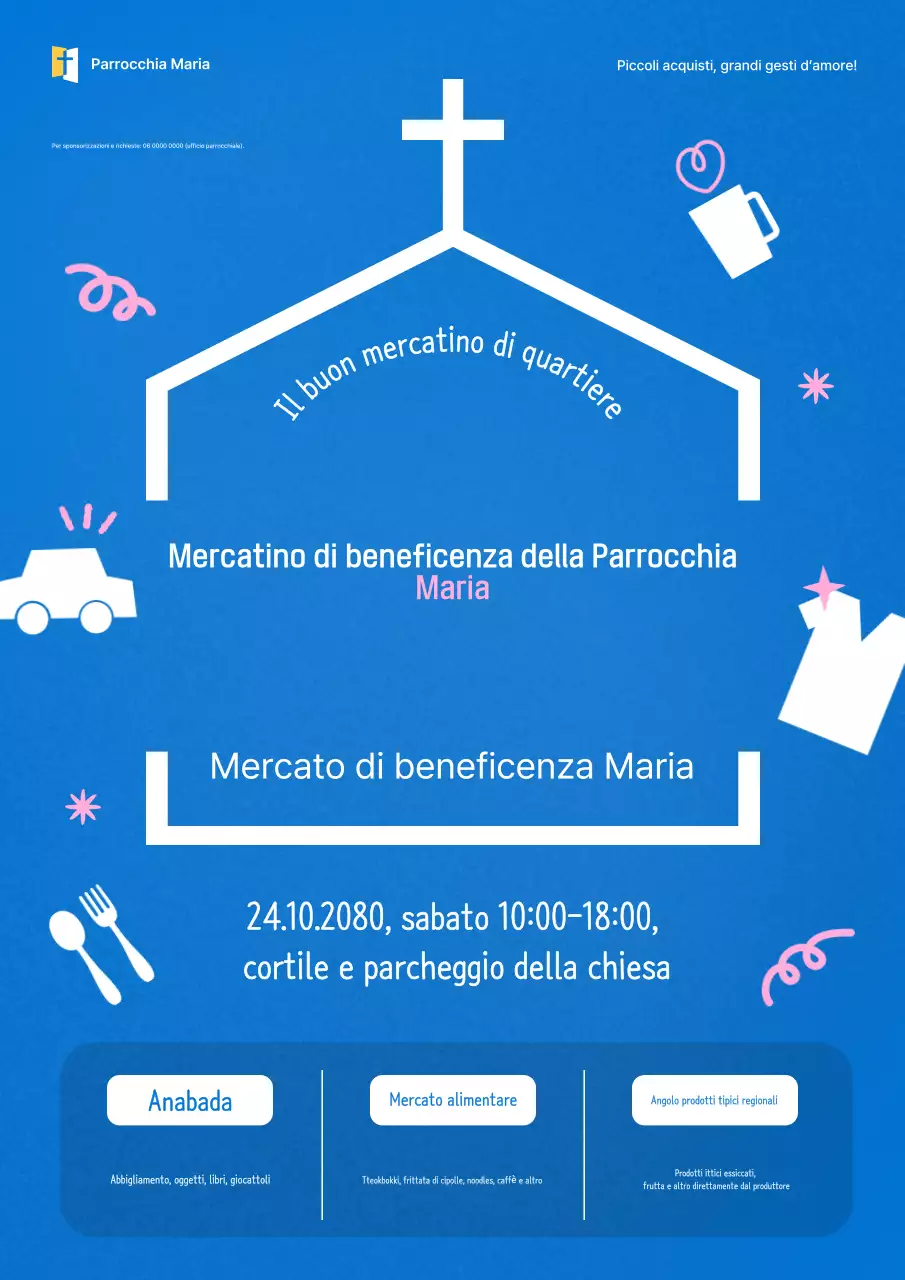 Evento Blue Simple Bazaar