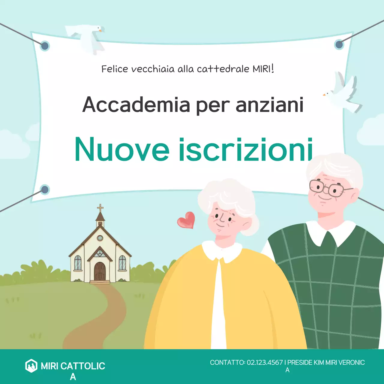 Reclutamento tirocinanti carini blu cielo