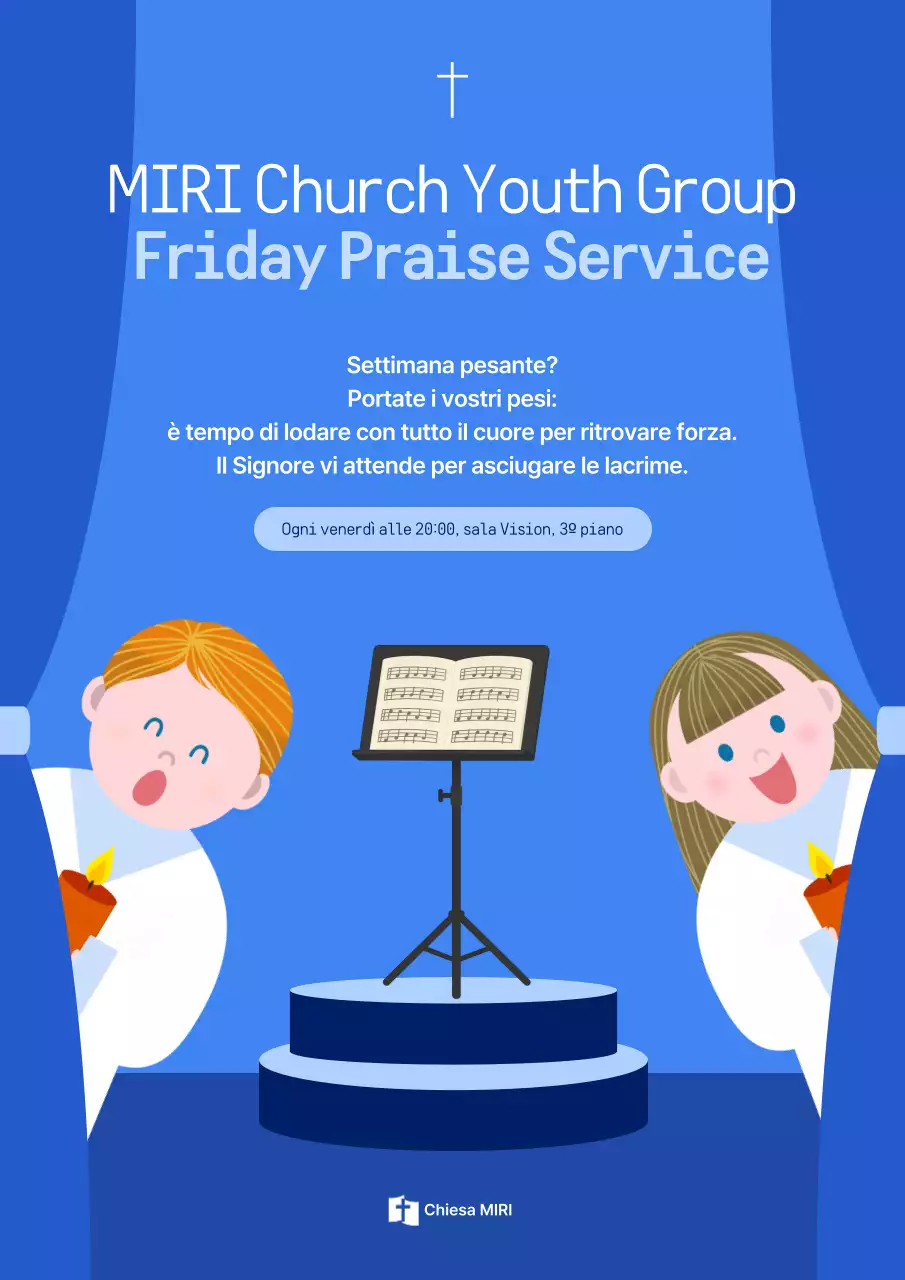 Guida al servizio della Chiesa Blue Baby
