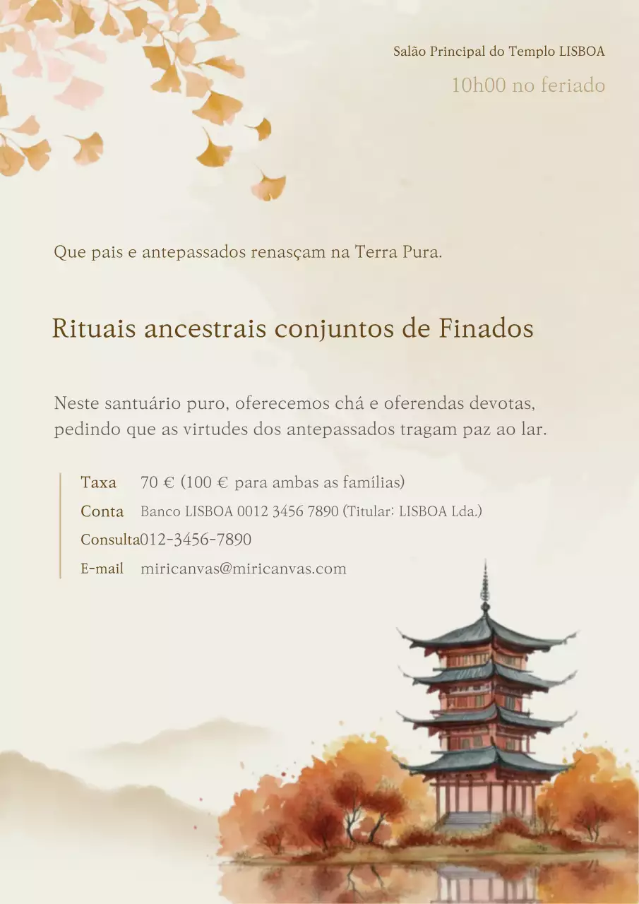 Guia tradicional bege para Chuseok