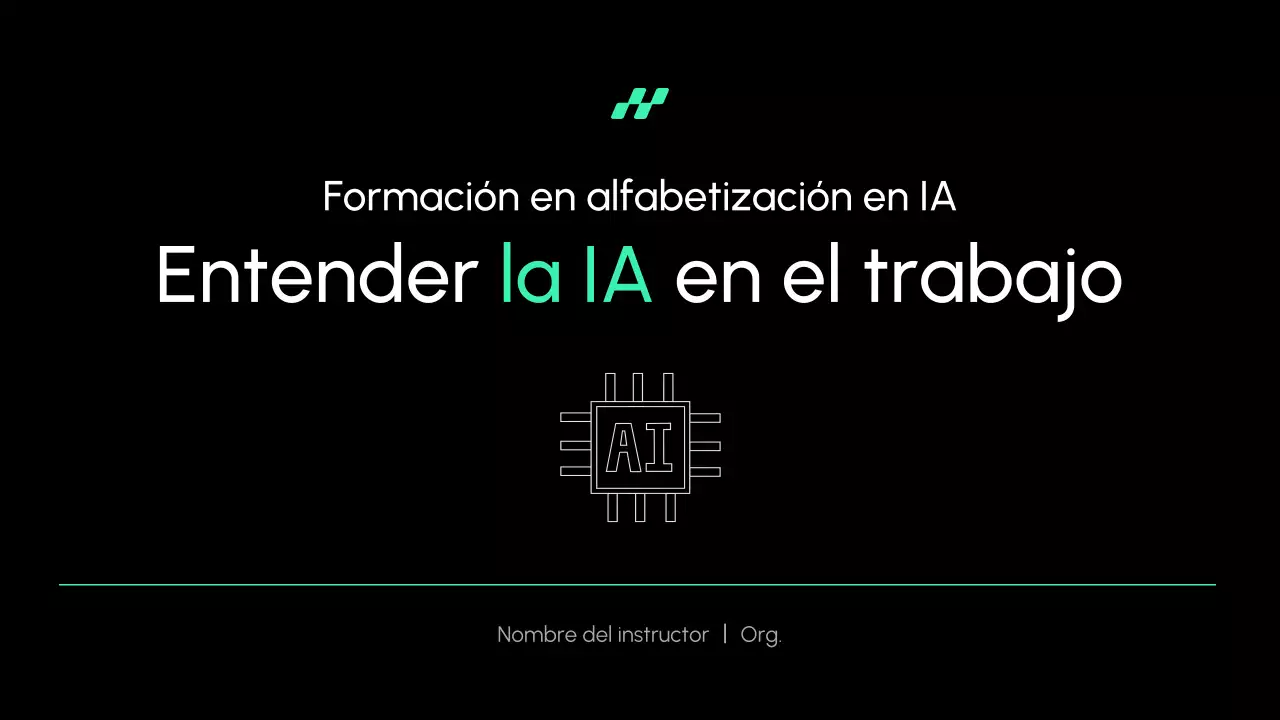 Presentación del curso de IA moderna y negra
