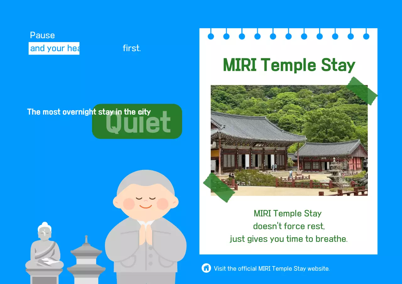 Promosi Meditasi Tradisional Biru