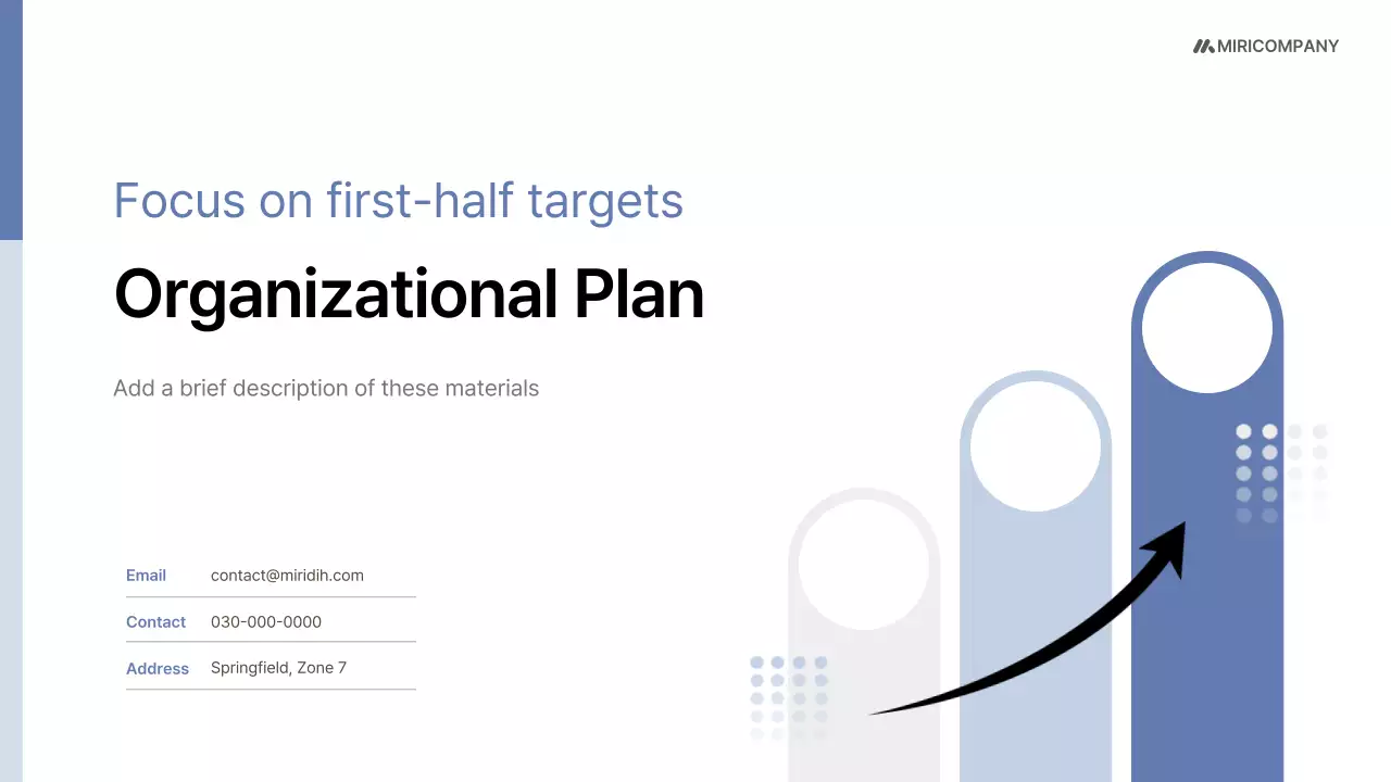 Blue Modern Organization Operation Plan