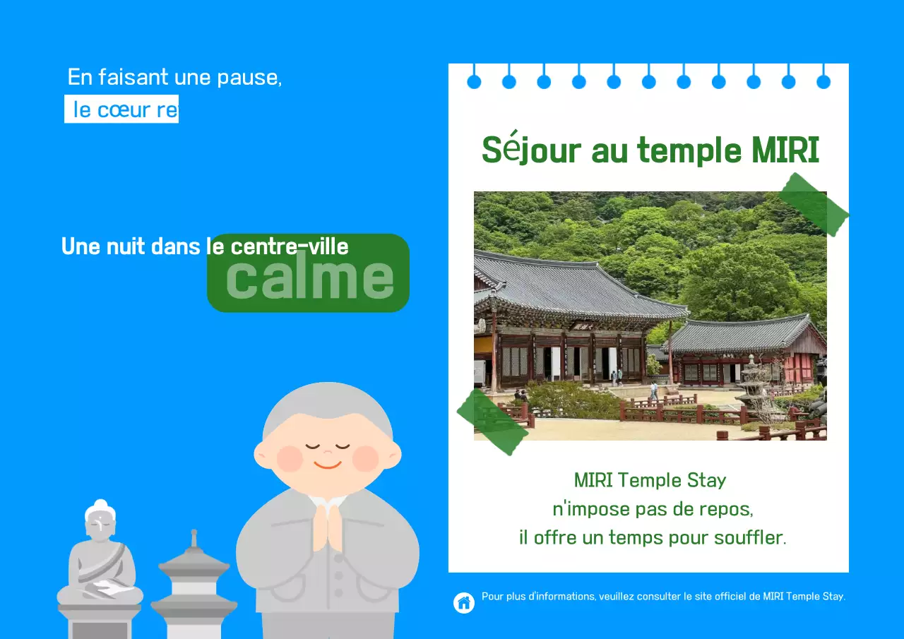 Promotion de la méditation traditionnelle bleue