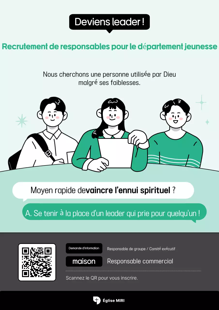 Recrutement du groupe de jeunes Mint Clean